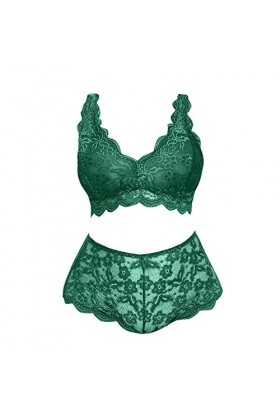 MODSGUE Ensemble de lingerie sexy sexy - Débardeurs séduisants - Sous-vêtements tendance - Soutien-gorge et culottes en dente