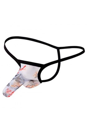 String Poche PéNis Slip Homme Sexy Moulant Elastique Plusieurs-PossibilitéS String Homme Sexy Hot Respirable Lingerie Hommes 