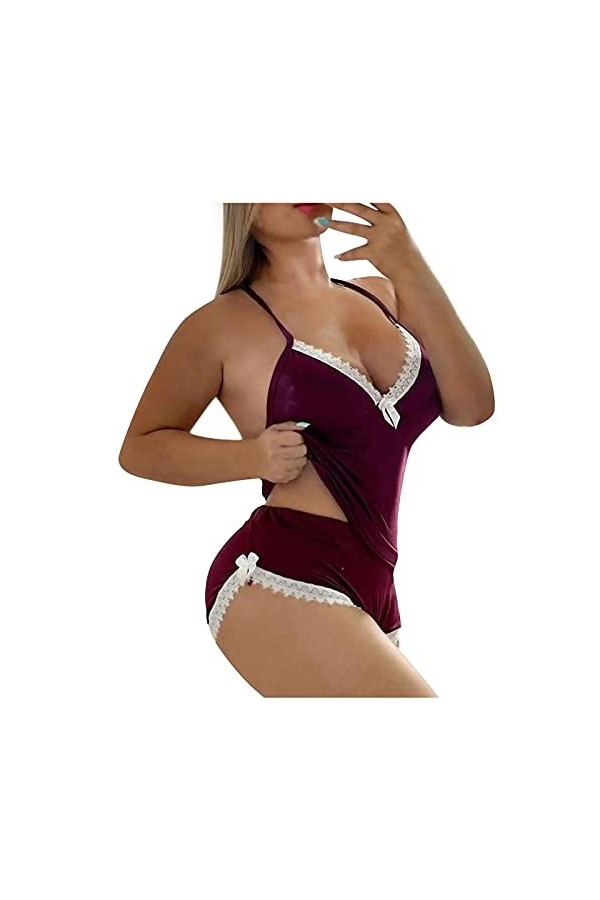 Femmes Ensemble de Lingerie Sexy Grande Taille Vêtements de Nuit Dentelle Lingerie Romper Femmes Costume sous-vêtements de Nu