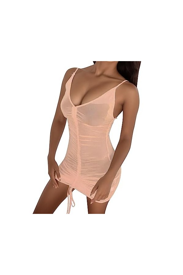 Générique Femmes Sexy Dentelle Body et Combinaison en Dentelle Décolleté en V Sexy Teddy Sexy LÉté Guepiere Sexy Coquine Lin