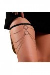 Boho Style Multi Layer Cuisse ChaîNe Jambe Corps ChaîNe Harnais Gothique Jambe JarretièRe Mode Plage Rave Partie Corps Fourni