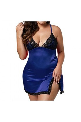 Lingerie Femme Sexy Ensemble Homme Sexy Hot y.2k Underwire Femmes Dentelle Racy Muslin Sleepwear Lingerie Nightdress + Briefs
