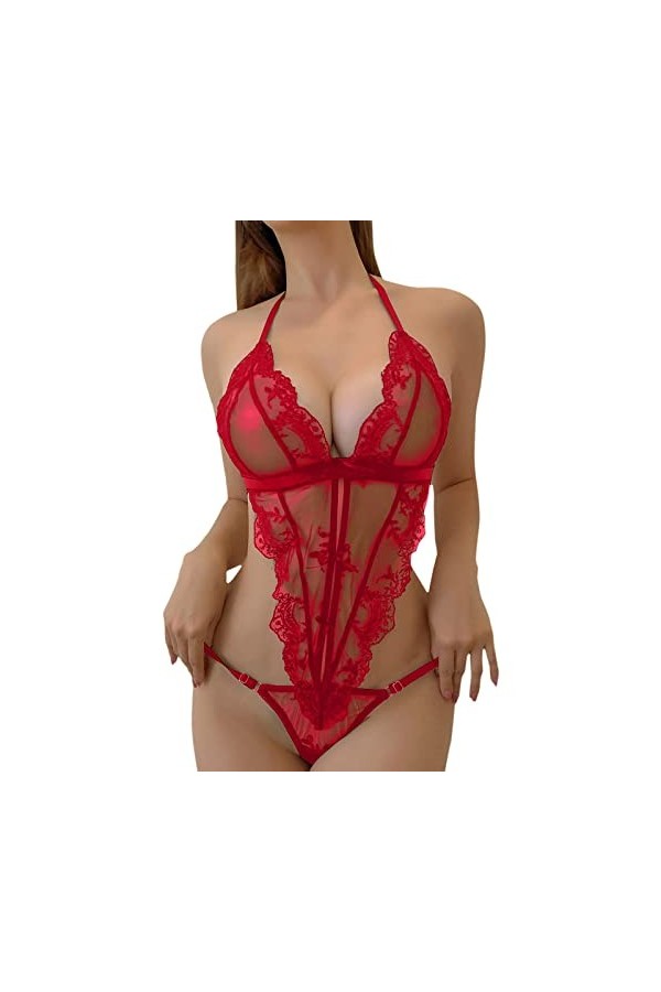 MKIUHNJ Costume de femme de ménage sexy sexy en dentelle - Combinaison de jeu de rôle sexy - Costume de cosplay - Tablier sex