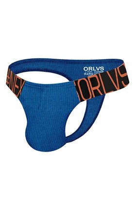 Sous-vêtements dété en maille respirante confortable sans ailes pour homme, bleu, XXL