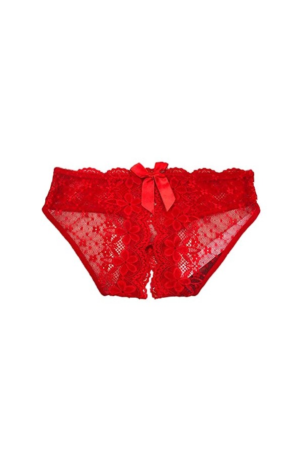HELLORSOON String Ficelle Femme,Sexy Féminin Ouvertures érotiques sans Couture Nuisette Tanga pour Femme