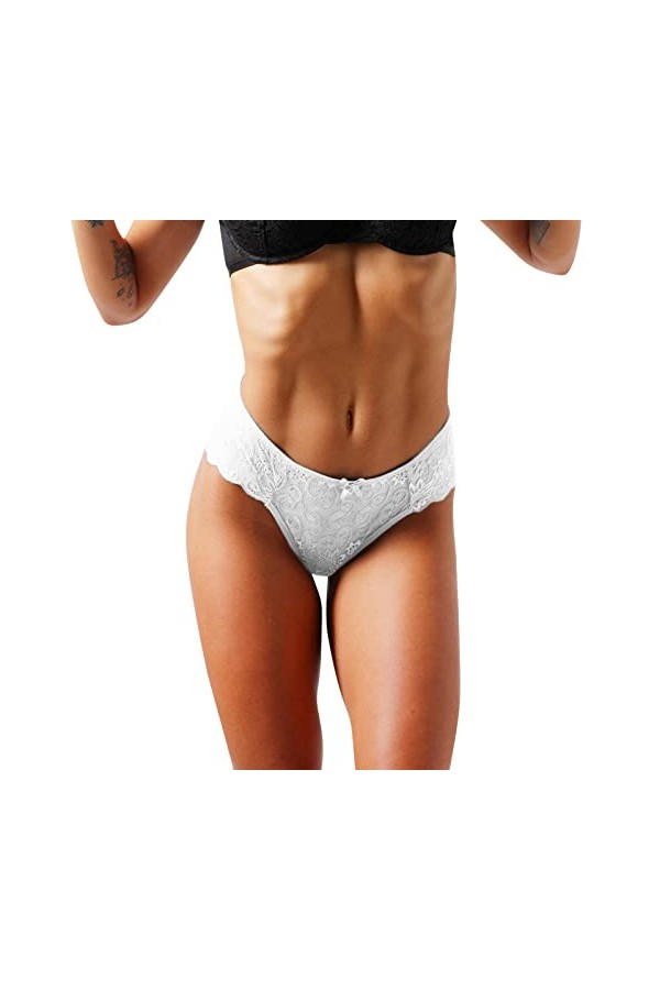 HELLORSOON String pour Femme,Sexy Séduction Transparence Subtile Absorbant Robe Sexy Culotte éChancréE