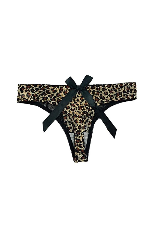 HELLORSOON String pour Femme,Sexy Body Ficelles Charmantes sans Couture Culotte en Dentelle Tanga pour Femme