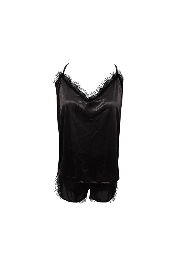 Zannycn Ensemble de lingerie sexy pour femme - Ensemble de sous-vêtements érotiques - Ensemble soutien-gorge et culotte en de