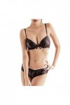 Zannycn Lingerie sexy pour femme - Sous-vêtements sexy - Grandes tailles - Sous-vêtements pour femme - Lingerie sexy, Noir , 