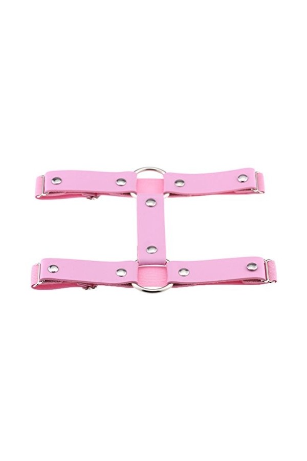 Xiang Ru 1pc Gothique Punk Ceinture Jambe Harnais Jarretière de Cuisse Réglable Rose