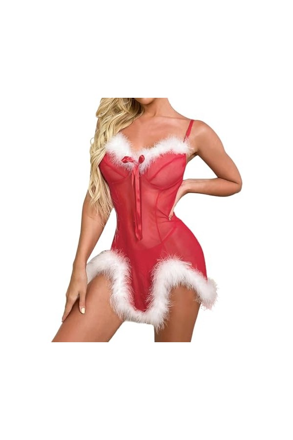 Ensemble Lingerie Sexy Femme Érotique, Ensemble de Lingerie Sexy pour Femme avec Porte Jarretelles Soutien Gorge et Culotte e