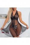 Dessous Damen Sexy Unterwäsche Schwarz Sexy Set Reizwäsche Body Suit Sexy Set Lingerie Panty Dessous Sets Frauen v-Ausschnitt