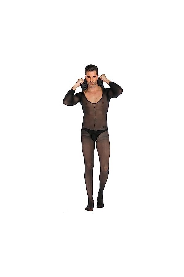 Générique Lingerie Homme Sexy Hot Collants Sexy en résille pour Hommes Joggeurs De Flanelle Hommes A, One Size 