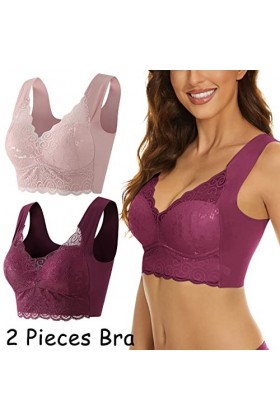 Bralette Ensemble de soutien-gorge en dentelle pour femme - Grande taille - Sous-vêtements - Bralette - Soutien-gorge sexy - 
