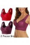 Bralette Soutien-gorge push-up en dentelle pour femme Grande taille Soutien-gorge sexy Soutien-gorge push-up Soutien-gorge à 