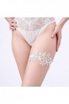 Sttiafay dentelle mariage porte-jarretelles pour mariée femmes Sexy dentelle florale extensible jarretelles jambe anneau ense