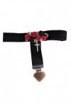 Porte-jarretelles gothique en forme de cœur avec porte-jarretelles