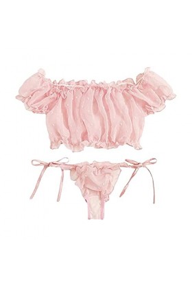 Godom Tenue Sexy Femme Coquine Hot,Menstruelle Adolescente Bain Couleur Unie Sexy Split Sexy Femmes Sexy Bikini Ensemble sous