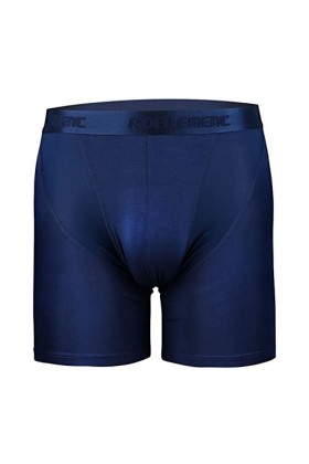 LOIJMK Crotch Sous-vêtement transparent brillant et soyeux pour homme Taille grande taille, bleu foncé, XXXXL