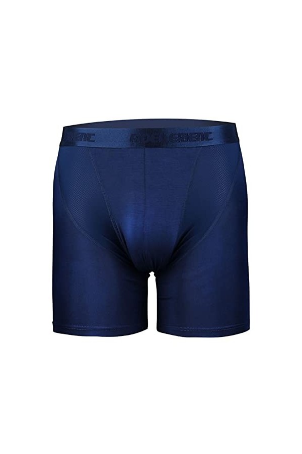 LOIJMK Crotch Sous-vêtement transparent brillant et soyeux pour homme Taille grande taille, bleu foncé, XXXXL