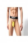 Sous-vêtements dété pour homme - Moderne et sexy - Confortable et sexy - Sous-vêtement court pour homme, jaune, L