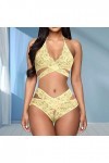Fulidngzg Lingerie sexy ouverte entrejambe sous-vêtement Curvy Pyjama Ouvert Nuisette Ouvert Wetlook Ensemble de lingerie éro