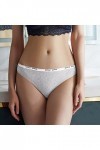 HELLORSOON String Ouvert Femme,Sexy Transparent Dentelle Florale Chaud String en Dentelle Shorty pour Femme