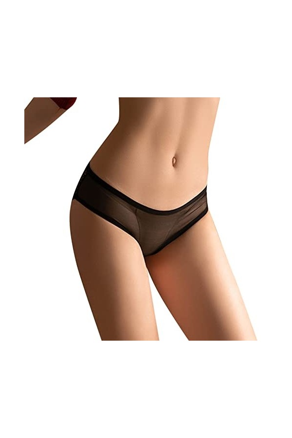 HELLORSOON String Ouvert Femme,Sexy Dentelle Ficelles Charmantes en Dentelle Body Lingerie Culotte Dentelle