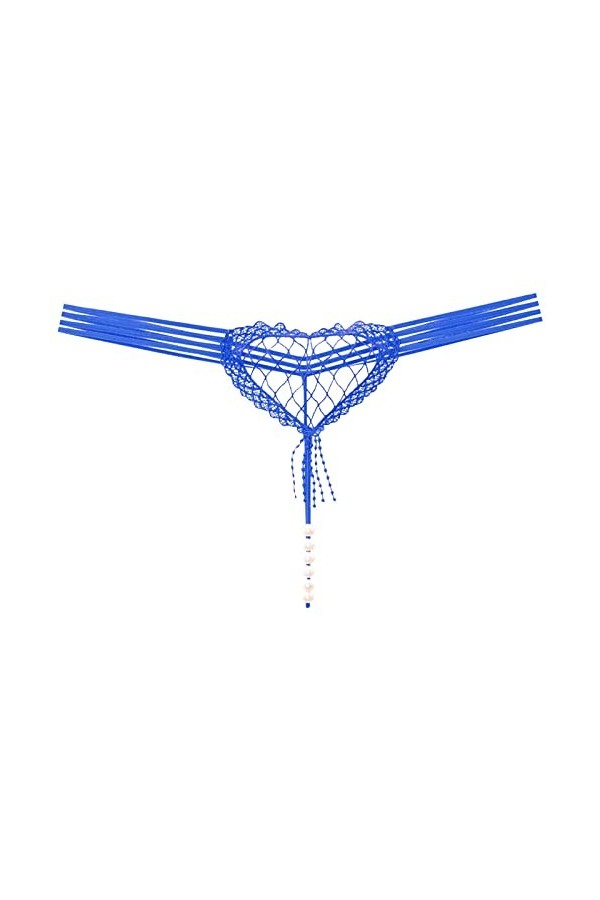 HELLORSOON String Ficelle Femme,Sexy Transparent Ouvertures érotiques Échancré Culotte en Dentelle Slip pour Femme