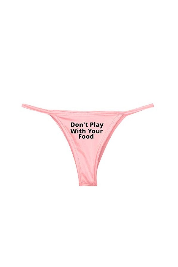 HELLORSOON Slip pour Femme Sexy Respirant en Soie Coupe Française String Dentelle Séduction Résille Volants sous-vêtements Cu