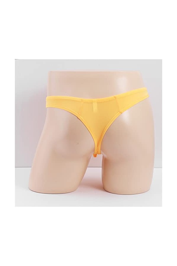 Générique Boxer Homme String Dentelle pour Homme Mens Simple Fashion Casual Sexy Mini String sous-Vêtements Sexy T Pantalon P