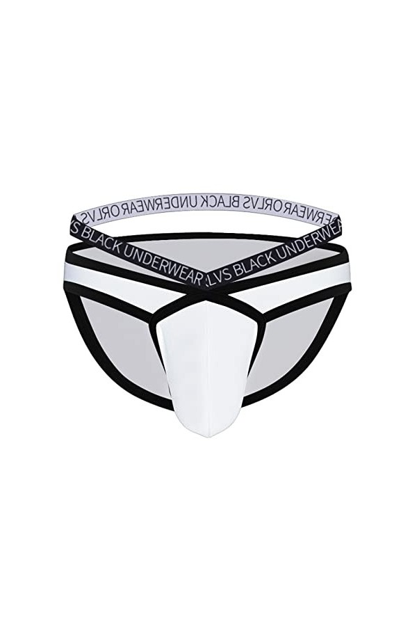 Générique String Homme Sexy Hot Dentelle Slips Boxer Culottes pour Hommes Sexy Cool Doux Respirant U Sexy Slips de Sport Tail