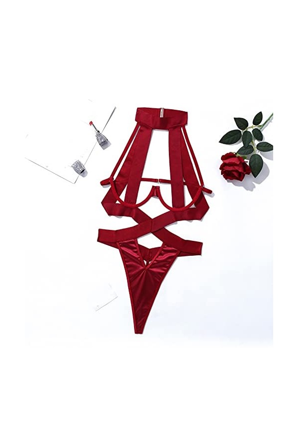 Lingerie Sexy pour Femme Été et amérique Sexy Sangle Commerce extérieur Nouveaux sous-vêtements réunis Corps façonnage Combin