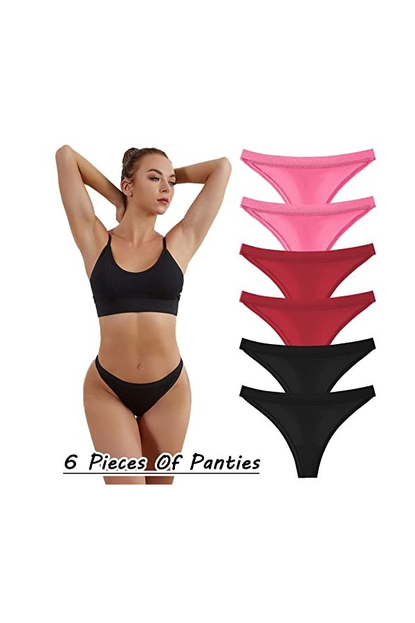 Culottes Stretch Femme 2023 Nouveau de Absorbante Menstruelle String Couleur Unie Slips en Pur Coton et Soie Pantalons Triang