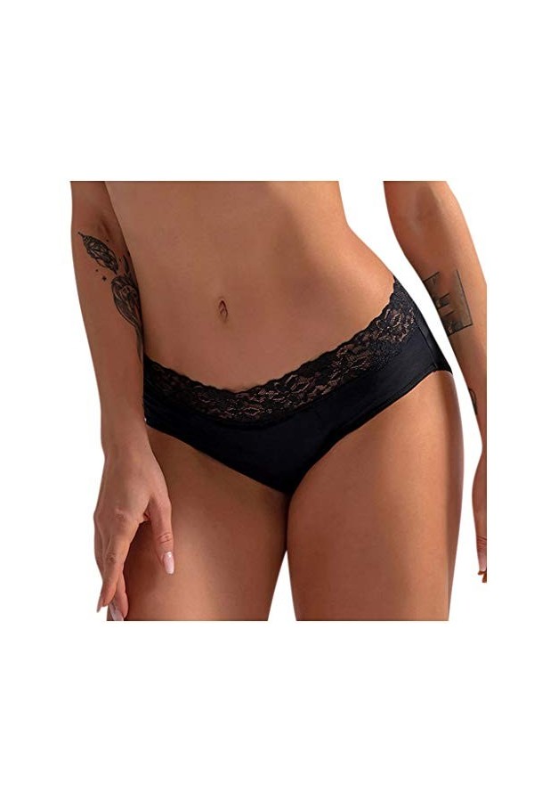 Culottes Menstruelles Confortable Culotte Femme sans Couture Anti-Fuites Culotte Femme Sexy Chic Respirable Taille Basse Invi