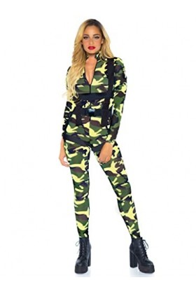 Leg Avenue Paratrooper Adult Sized Costumes, Noir, S Femme