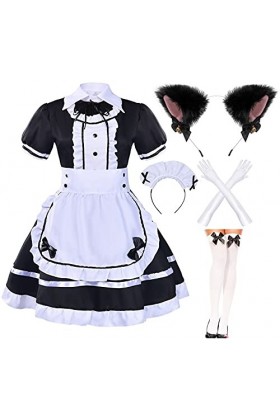 Ensemble de tablier, chaussettes, gants et couvre-chef en fourrure 5XL 