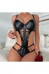 Robe Sexy Femme Coquine Hot Body Ensemble Lingeries Transparent Sexy Grande Hot Nuisette Ouvert Érotique Cuir Vetements Linge