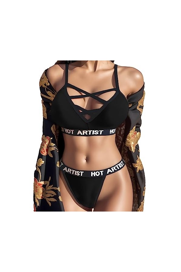 Kwatieh Lingerie Nuisette Dentelle Femme 2024 - Sexy Femme Club Sexy Erotique String Femme Sexy String Femme Sexy Chic Babydo