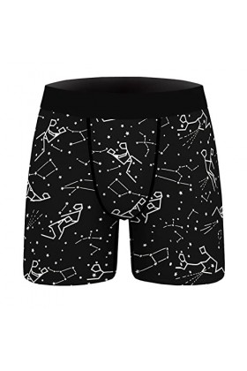 Boxers Homme Sexy Hommes Jeune Adulte Roman Dessin animé Motif Confortable Respirant Boxer Pantalon Doux Culotte Shorts numér