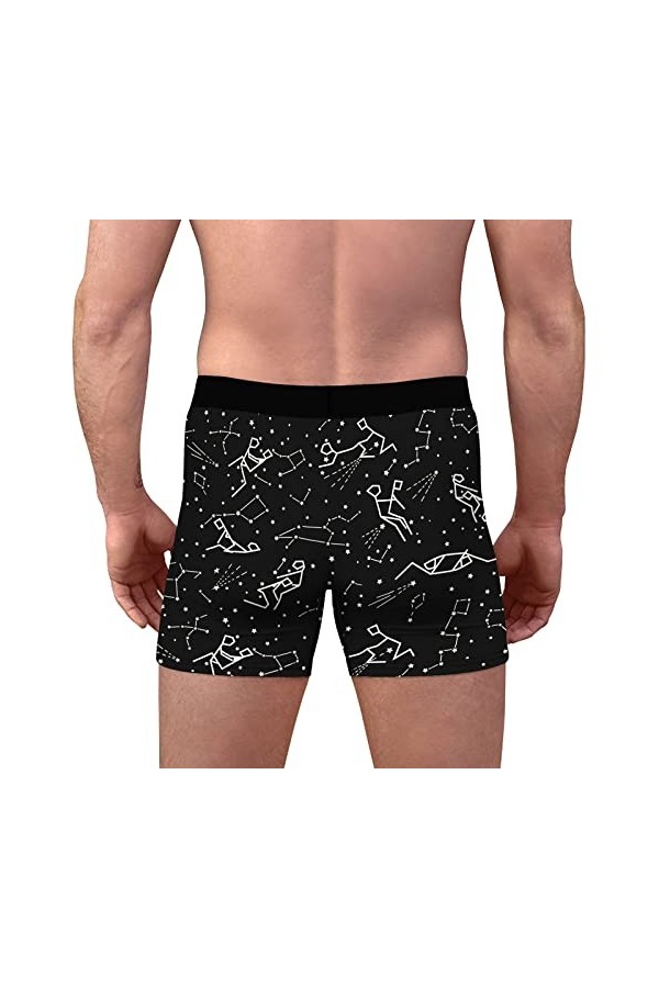 Boxers Homme Sexy Hommes Jeune Adulte Roman Dessin animé Motif Confortable Respirant Boxer Pantalon Doux Culotte Shorts numér