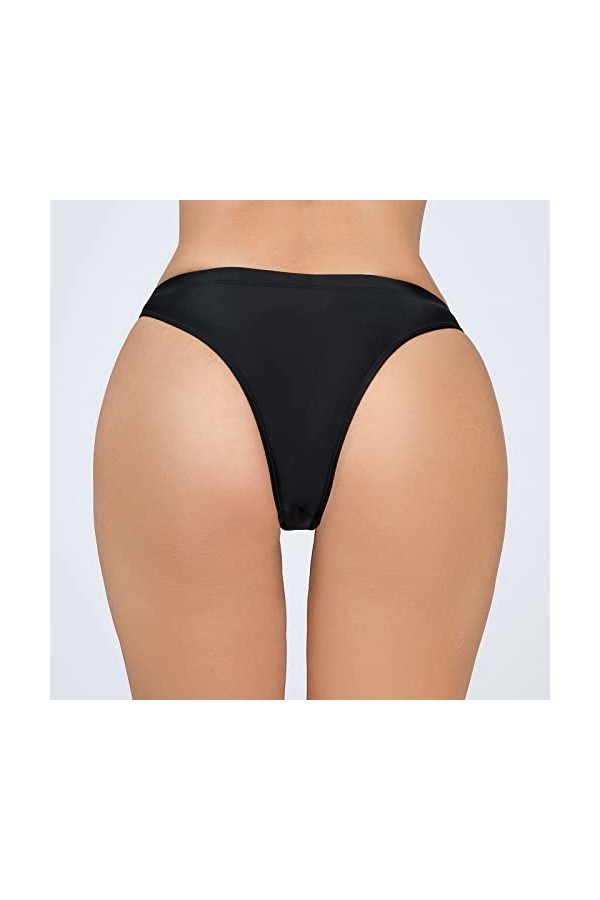 PANPANY Culottes pour Femme Confortables Sexy Multicolore Dentelle Culotte sous Vetements Femme String sans Couture Multipack