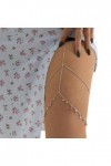 Gissroys Mignon Fruit Gland Cuisse Chaîne Jambe Corps Chaîne Harnais Gothique Jambe Jarretière Mode Beach Club Party Corps Fo
