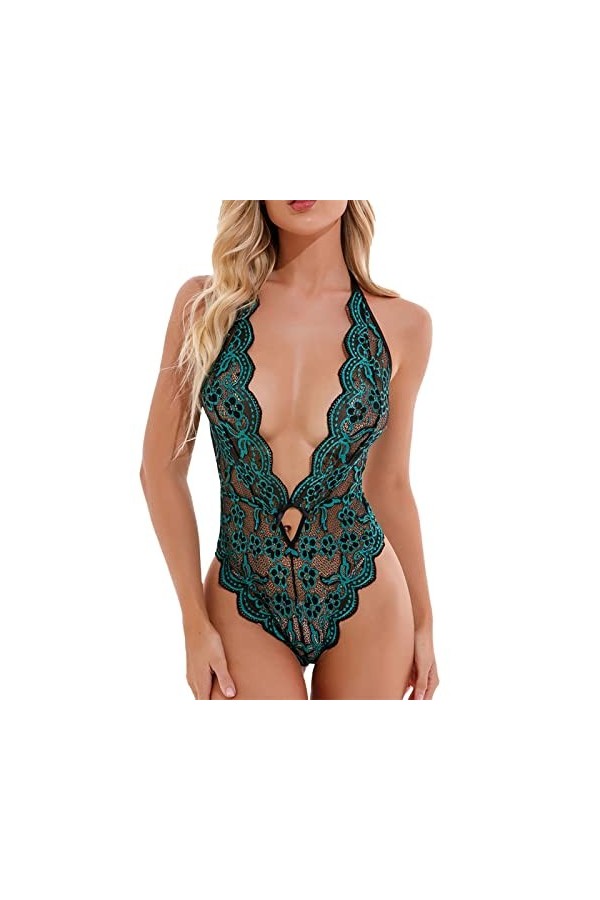 Sexy Transparente Babydoll Lingerie Sexy Bretelle Robe Cuir Simili Zippé Stretch Moulant Tenue Sexy Femme Coquine Hot Tenue E