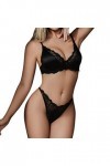 Nuisette Sexy Femme Sensuelle Ensemble de sous-vêtements pour filles de sexe français grande taille Sexy beau soutien du dos 