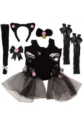 GKLWEJ Cosplay Sexy Hot Femme, Costume Sexy Hot Femme, Tenue Sexuel, Tenue Sexy Femme Coquine Hot, Tenue SM, Costume de Chat 