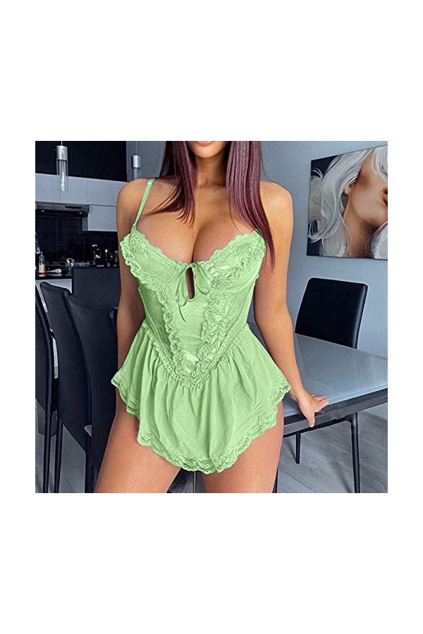 Lingerie Femme Sexy Ensemble Homme Sexy Hot y23k Sexualité Robe Bretelles Solides Femmes sous-vêtements Pyjamas Sexy Lingerie