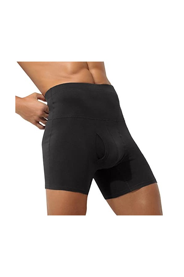 Knickers Ride Up Sous-vêtement sexy pour homme Protection contre le froid, Noir , XL