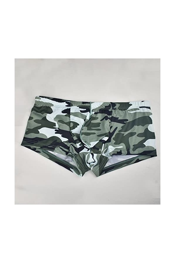 Boxers Homme Sexy Hommes Imprimé Respirant Camouflage Taille Basse Sexy Tricoté Poupée Gonflable Homme Sexy pour Homme