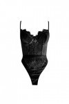 liaddkv -Lingerie Body profond Dentelle Femmes V-Teddy une pièce Lingerie sexy dames Bleu, Noir , M